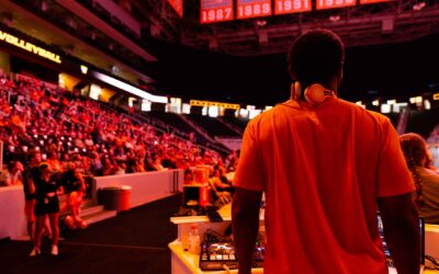 ‘I’m so thankful’ | DJ Sterl the Pearl brings the energy to UT Athletics